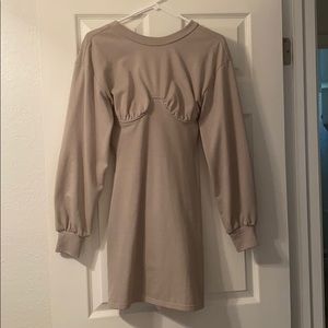 Sabo skirt Natalia Dress in Gray